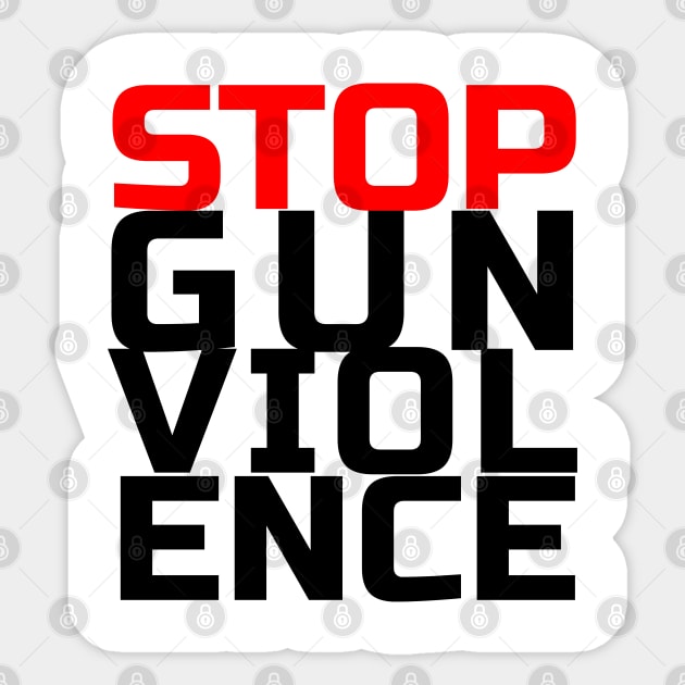 Stop Gun Violence Sticker by lisalizarb